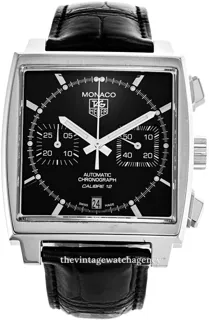 TAG Heuer Monaco CAW2110.FC6177 39mm Stainless steel black