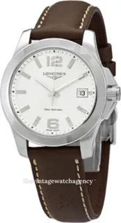 Longines Conquest L33774765 34mm brushed/polished steel Silver