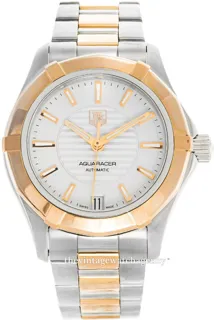 TAG Heuer Aquaracer WAP2350.BD0838 Rose gold and Stainless steel Antique white