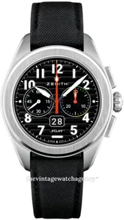 Zenith Pilot 03.4000.3652/21.I001 42.5mm Stainless steel Black