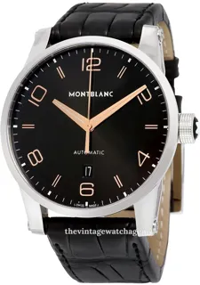 Montblanc TimeWalker 110337 42mm Stainless steel Black