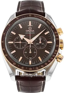 Omega Speedmaster 321.93.42.50.13.001 42mm Rose gold and Stainless steel Brown