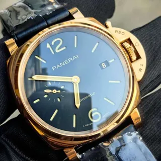 Panerai Luminor Due PAM01041 42mm Rose gold Black