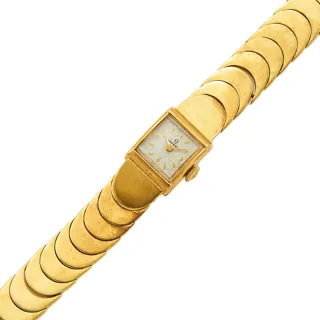 Omega 14k yellow gold White