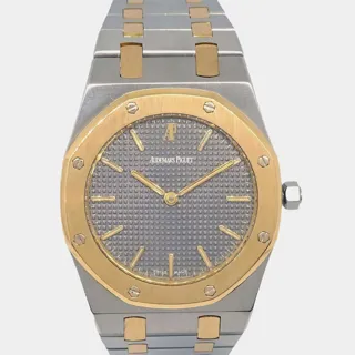 Audemars Piguet Royal Oak Stainless steel and 18k yellow gold Black