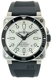 Bell & Ross BR039 42mm Stainless steel Silver