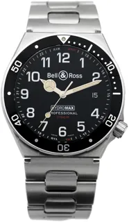 Bell & Ross Hydromax Hydromax S W 39mm Stainless steel Black