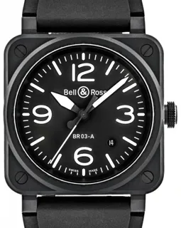 Bell & Ross Instruments BR03A-BL-CE/SRB 41mm Black ceramic Black