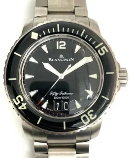 Blancpain Fifty Fathoms 5050 12B30 98B 38mm Titanium Black