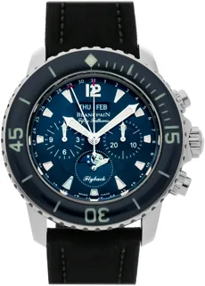 Blancpain Fifty Fathoms 5066f-1140-52b 45mm Stainless steel Blue