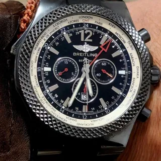 Breitling Bentley M47362 49mm Carbon fiber Black