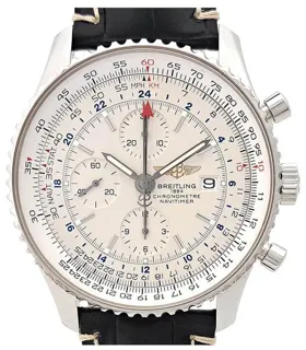 Breitling Navitimer World A24322 46mm Stainless steel Silver