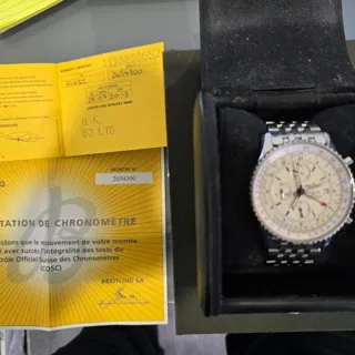 Breitling Navitimer World A24322 46mm Stainless steel White