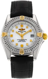 Breitling Windrider B72345 Yellow gold and Stainless steel Mother of Pearl White