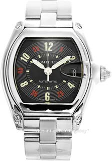 Cartier Roadster W62002V3 44mm Stainless steel Black