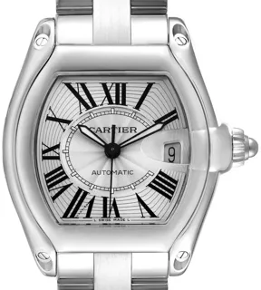 Cartier Roadster W62025V3 Stainless steel Silver