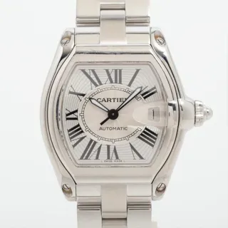 Cartier Roadster W62025V3 44mm Stainless steel Silver