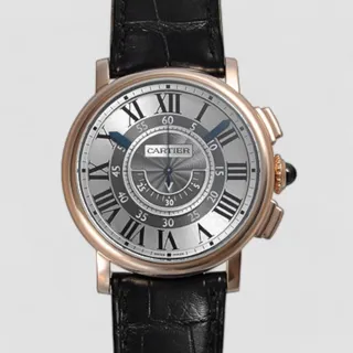 Cartier Rotonde de Cartier W1555951 42mm Rose gold Gray