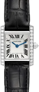 Cartier Tank Française WE100251 White gold Silver