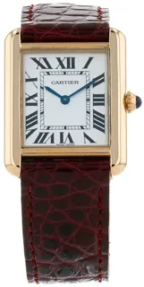 Cartier Tank Solo 2743 24mm Stainless steel and 18k yellow gold Silver