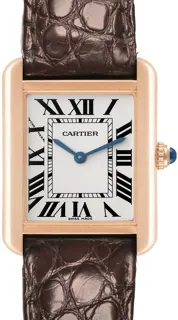 Cartier Tank Solo W5200024 Stainless steel and 18k rose gold Silver