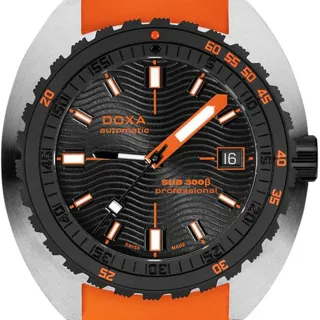 Doxa Sub 830.10.351.21 42.5mm Stainless steel Black