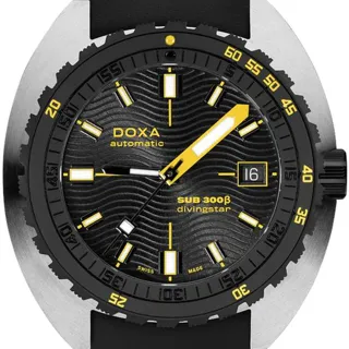 Doxa Sub 830.10.361.20 42.5mm Stainless steel Black