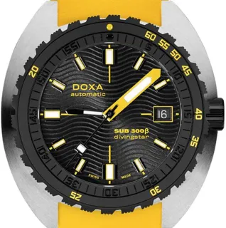 Doxa Sub 830.10.361.31 42.5mm Stainless steel Black