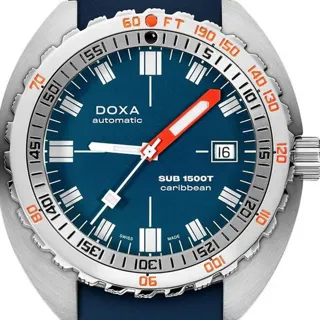 Doxa Sub 883.10.201.32 45mm Stainless steel Blue