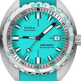 Doxa Sub 883.10.241.25 45mm Stainless steel Blue