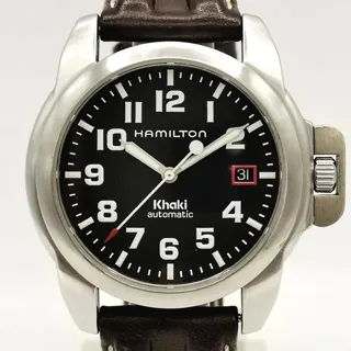 Hamilton Khaki 6311 40mm Stainless steel Black