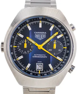 Heuer Carrera 110.573 Stainless steel Blue