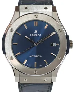 Hublot Classic Fusion 511.NX.7170.LR 45mm Titanium Blue