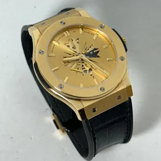 Hublot Classic Fusion Ultra-Thin 515.VX.4001.LR.SHC13 45mm Yellow gold Golden