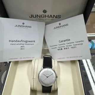 Junghans max bill 027/3700.02 Stainless steel Silver