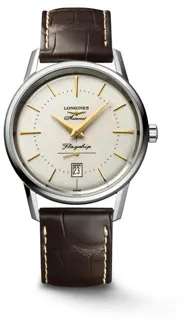 Longines Heritage L4.795.4.78.2 38.5mm Stainless steel Silver