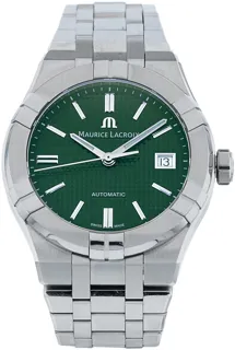 Maurice Lacroix Aikon Automatic AI6007-SS002-630-1 39mm Stainless steel Green