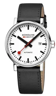 Mondaine Evo MSE.40610.LB  EVO2      NERA 40mm Stainless steel White