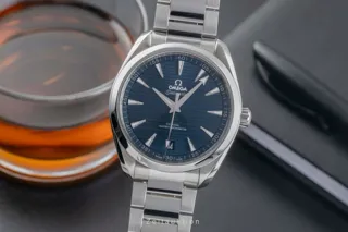 Omega Aqua Terra 220.10.41.21.03.004 41mm Stainless steel Blue