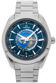 Omega Aqua Terra 220.10.43.22.03.001 43mm Stainless steel Blue