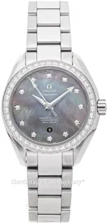 Omega Aqua Terra 231.15.34.20.57.001 34mm Stainless steel Gray