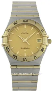 Omega Constellation 1212.10.00 Yellow gold and Stainless steel Champagne