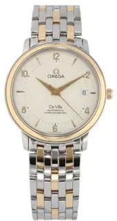 Omega De Ville 4312.21.00 36.5mm Yellow gold and Stainless steel Silver