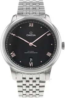 Omega De Ville 434.10.40.20.01.001 40mm Stainless steel Black