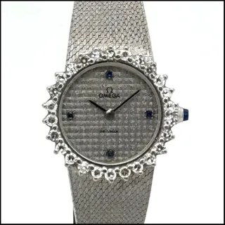 Omega De Ville DE 22mm White gold Silver