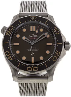 Omega Seamaster Diver 300M 210.90.42.20.01.001 Titanium Brown