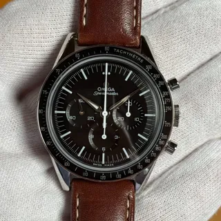 Omega Speedmaster "First Omega in Space" Stainless steel Black