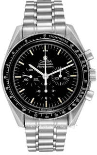 Omega Speedmaster Moonwatch 35905000 Stainless steel Black