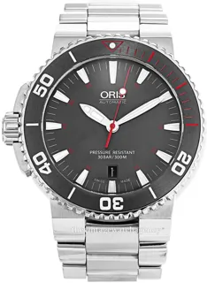 Oris Aquis Date 01 733 7653 4183-Set MB Ceramic and Stainless steel Gray