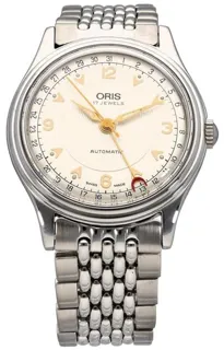 Oris Pointer Date 7403-40B 34mm Stainless steel Champagne